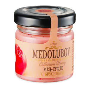 Медовое суфле с Брусникой