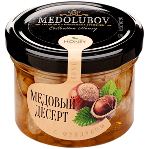 Медовый десерт с фундуком