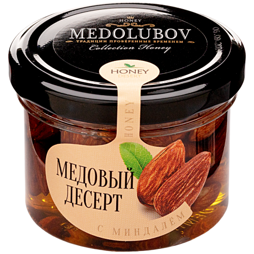 Медовый десерт с миндалем